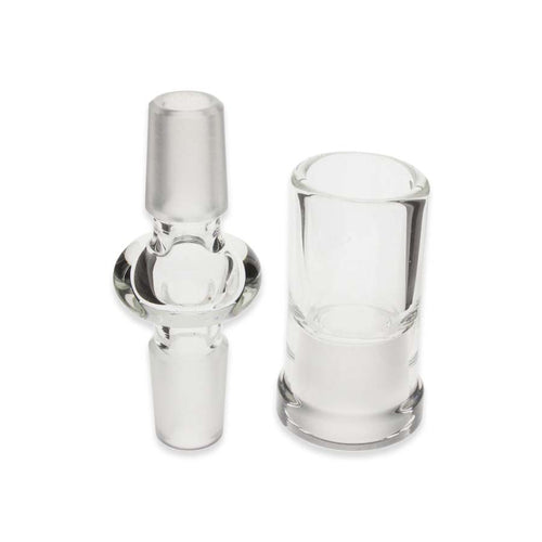 Straight Adapter with Glass Dome Combo - 14mm Male to 14mm Male