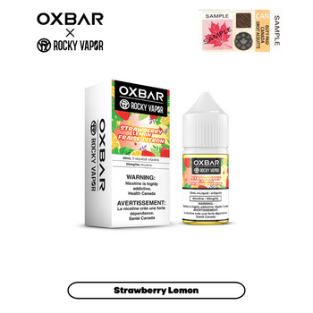 Rocky Vapor x Oxbar E-Liquids - Strawberry Lemon