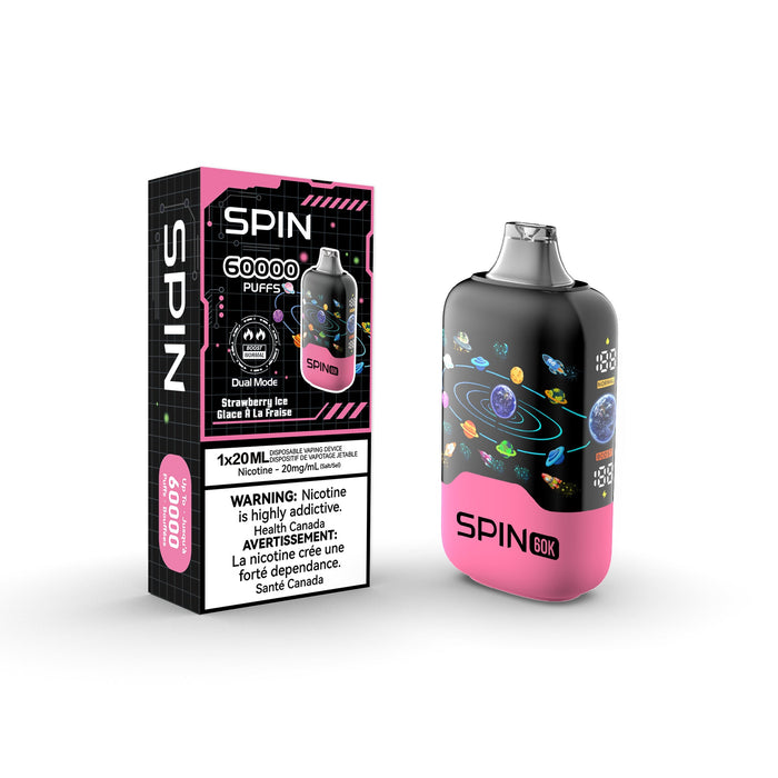 SPIN 60K Rechargeable Disposable Vape 20mL