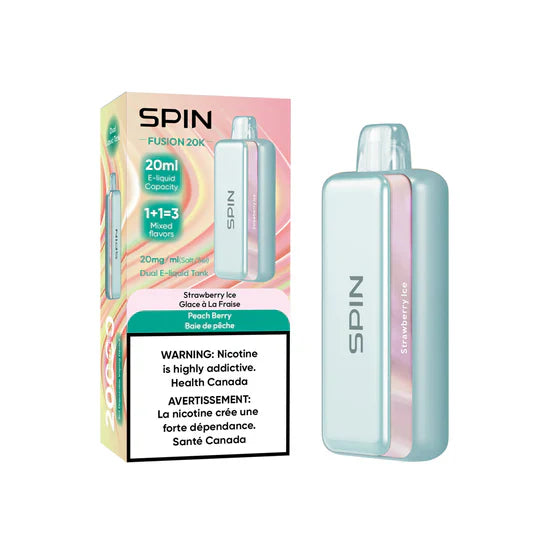 SPIN Fusion 20K Vape jetable rechargeable 20 ml