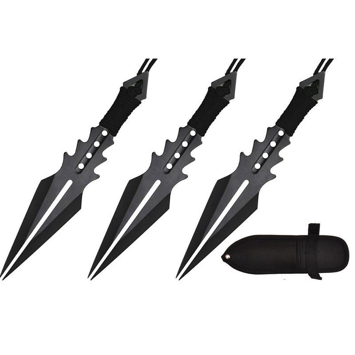 Storm Kunai Split Blade Throwing Knife Set