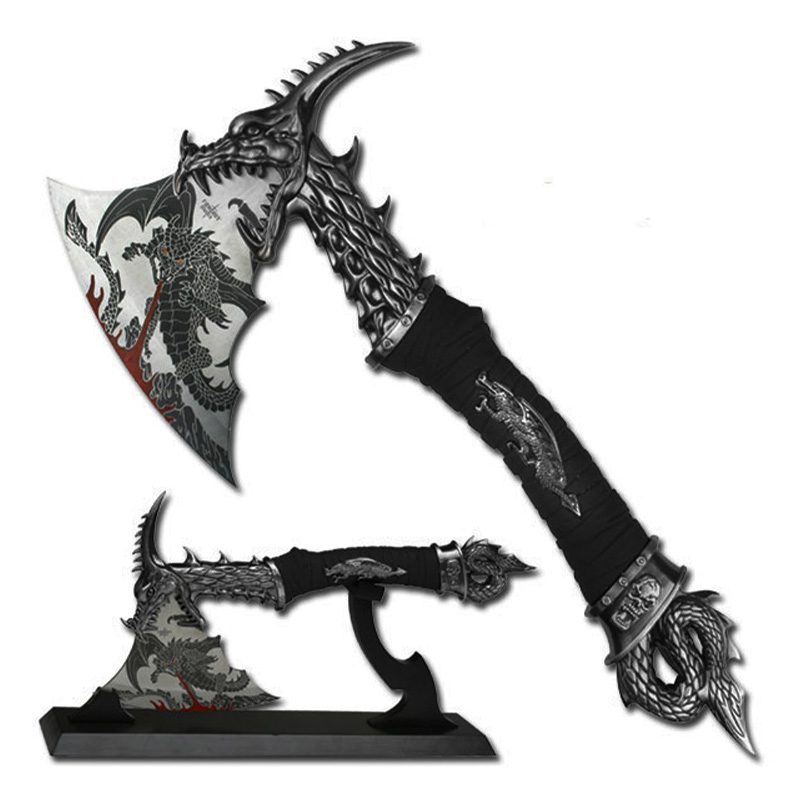 13.5″ Wyrm Overall Cord Wrapped Handle Axe