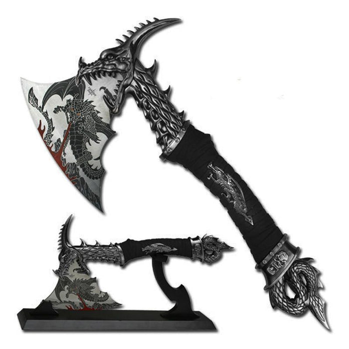 13.5″ Wyrm Overall Cord Wrapped Handle Axe