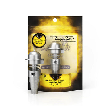 Honeybee Herb - Titanium 6 IN 1 Baseball Carb Cap Dab Nail