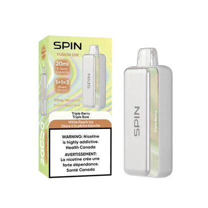 [Clearance] SPIN Fusion 20K Rechargeable Disposable Vape 20mL