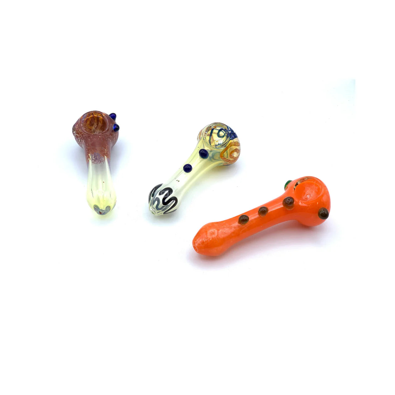 Pipe à main en verre sédimentaire de 4 po