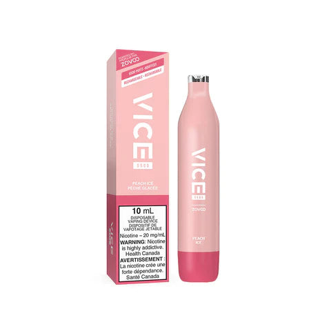 Vice 5500 Rechargeable Disposable - Peach Ice