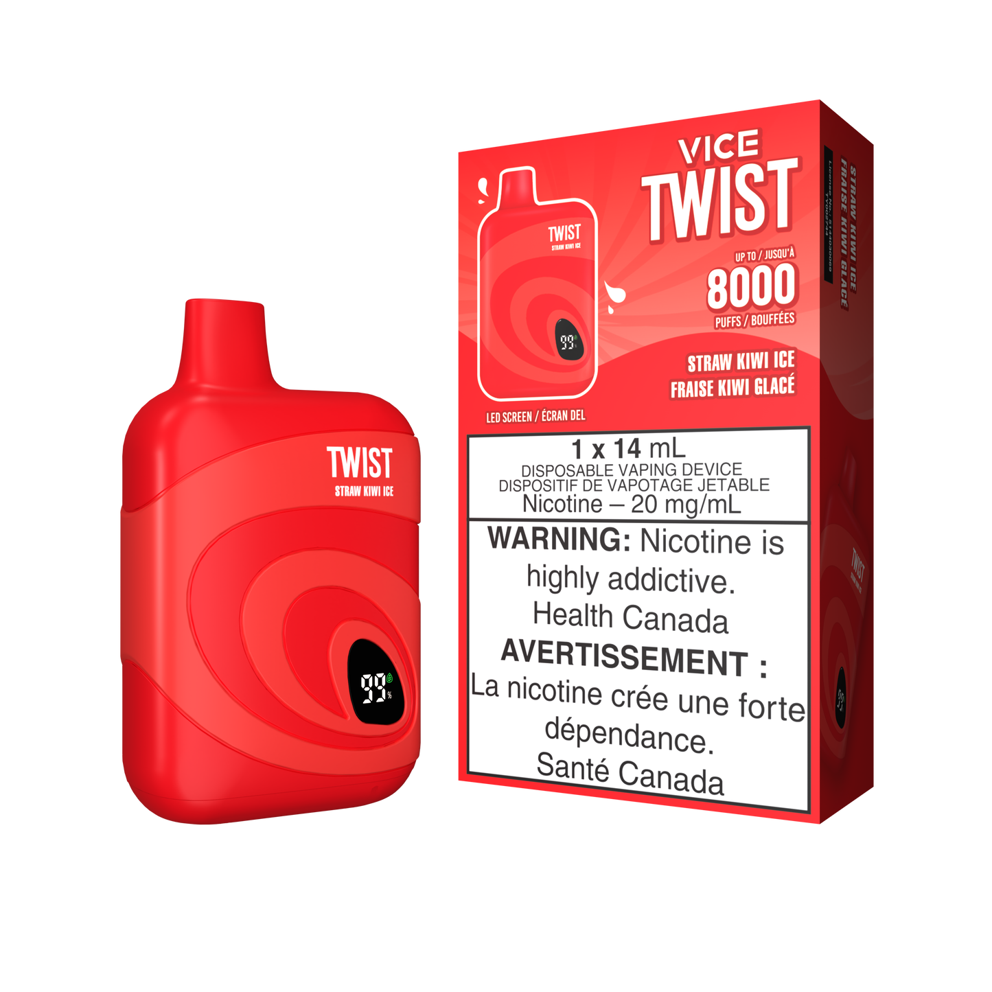 [CLEARANCE] Vice Twist 8000 Rechargeable Disposable Vape 14ml