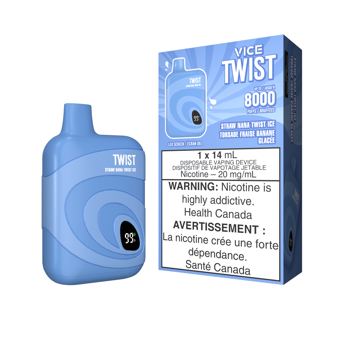 [CLEARANCE] Vice Twist 8000 Rechargeable Disposable Vape 14ml