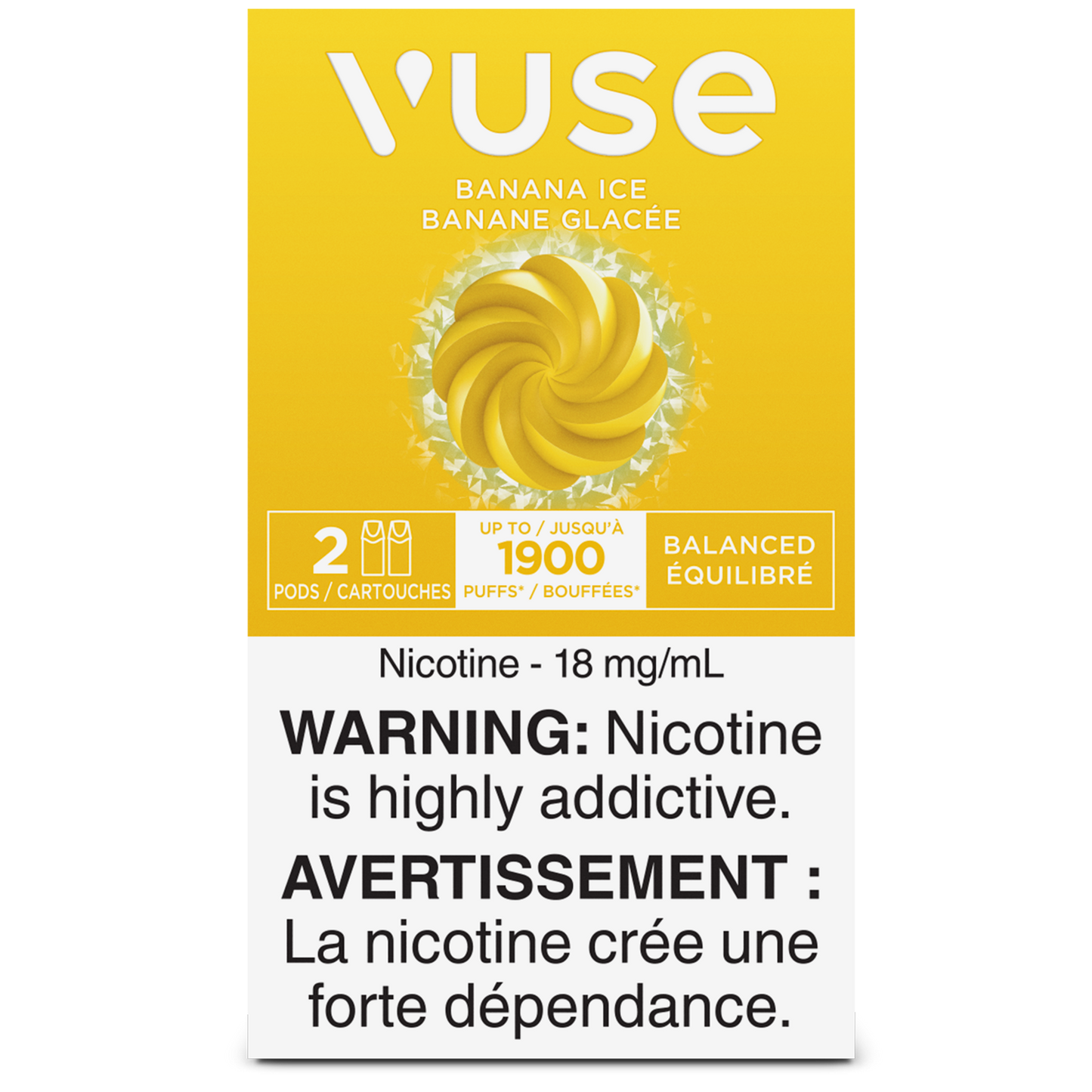 Vuse - Capsules de remplacement pour ePod Banana Ice