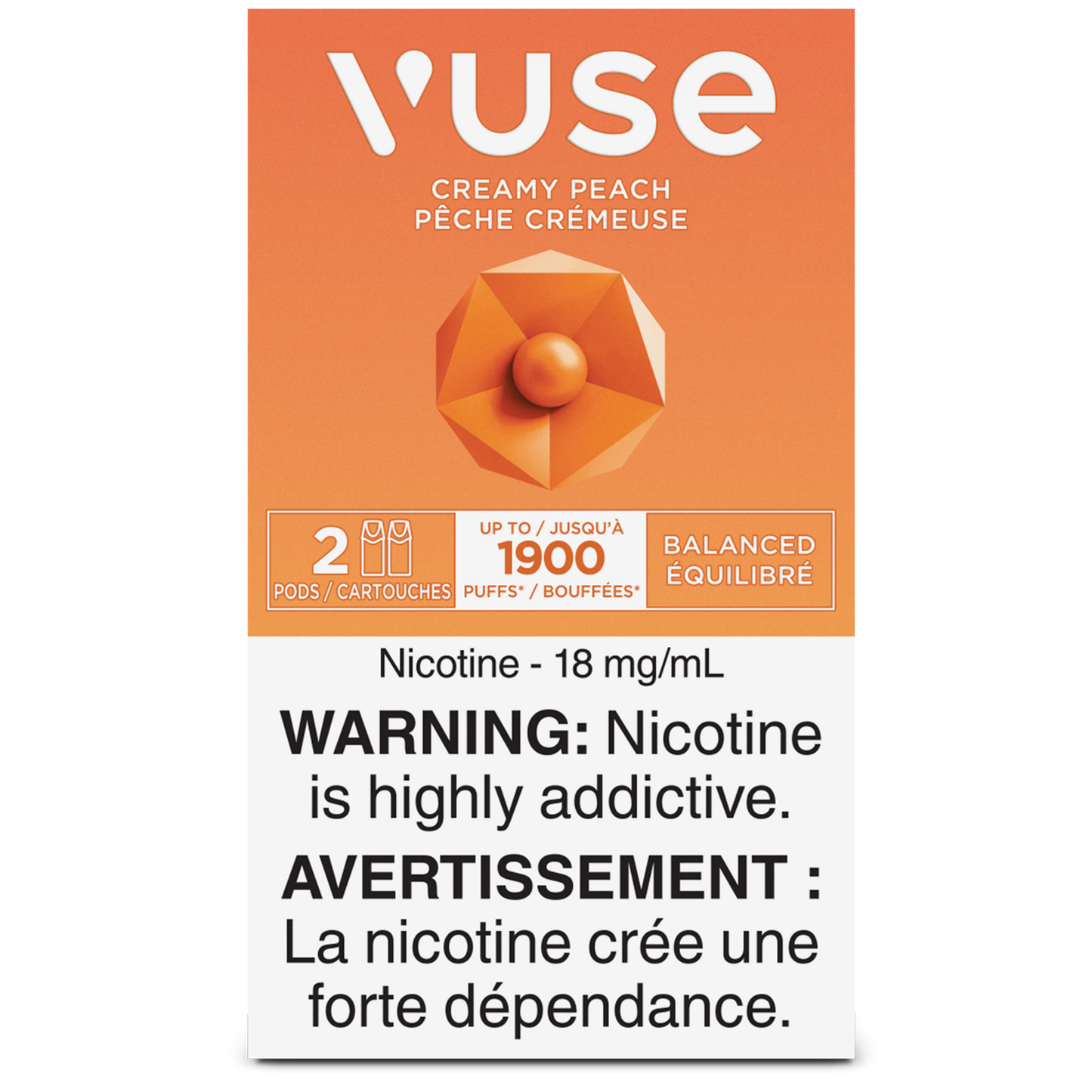 Vuse - Capsules de remplacement pour ePod Creamy Peach