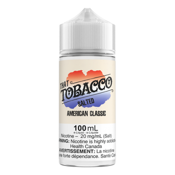 That Tobacco 100mL Salted - American Classic