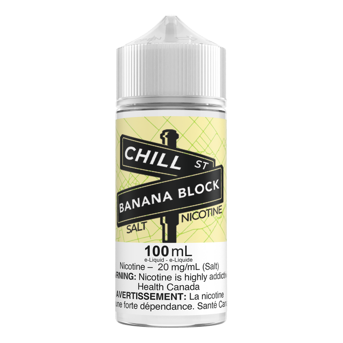 Chill St. 100mL Salts - Banana Block