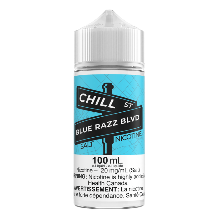 Chill St. 100mL Salts - Blue Razz BLVD