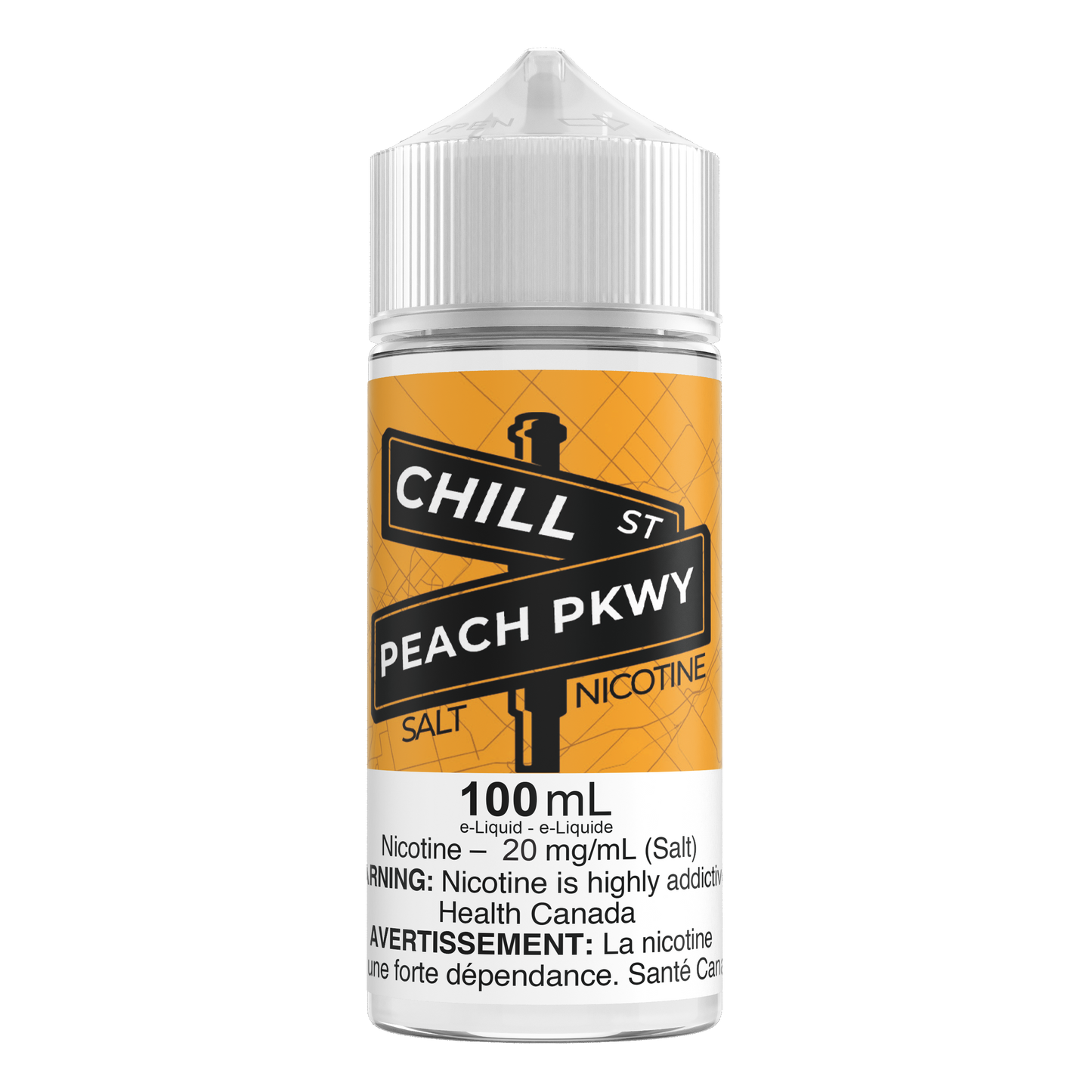 Chill St. 100mL Salts - Peach PKWY