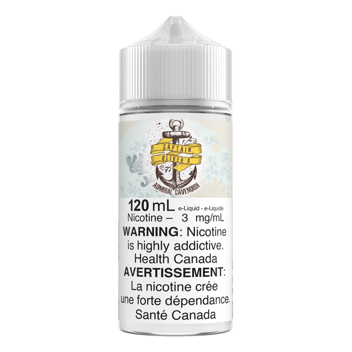 Captain Oliver's 120mL E-liquid - Admiral Cavendish