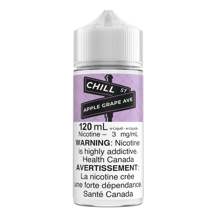 Chill St. 120mL E-liquid - Apple Grape Ave.