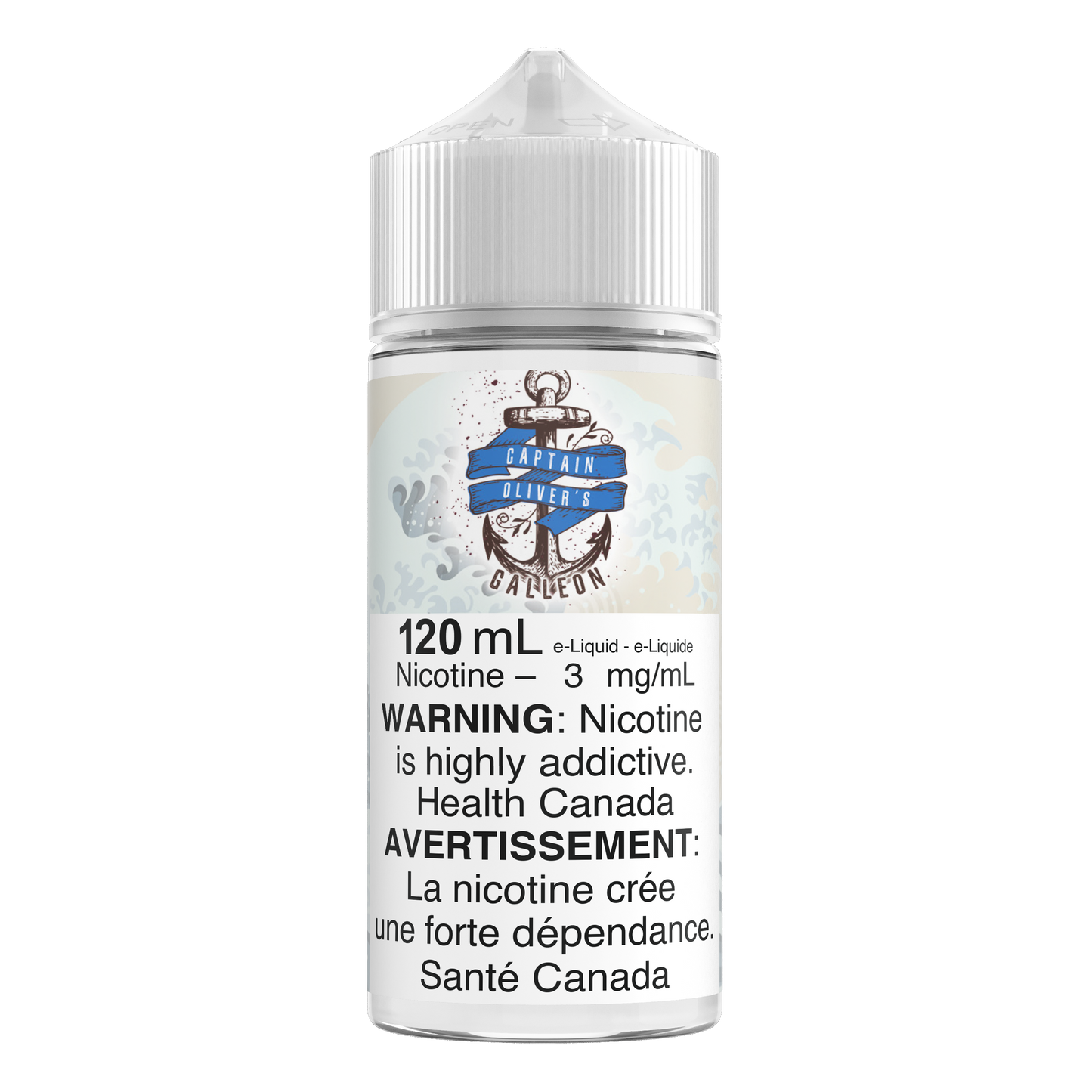 Captain Oliver's 120mL E-liquid - Galleon