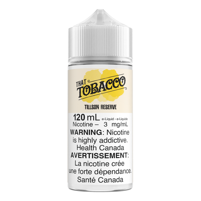 That Tobacco 120mL E-liquid - Tillson Reserve