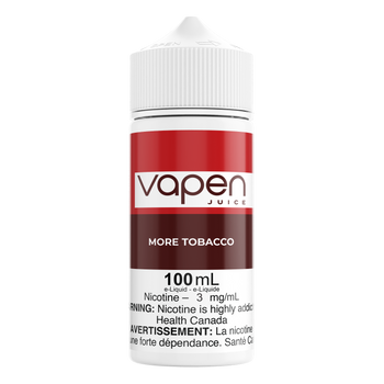 Plus de tabac - Vapen Juice * Nouveau nom, même saveur