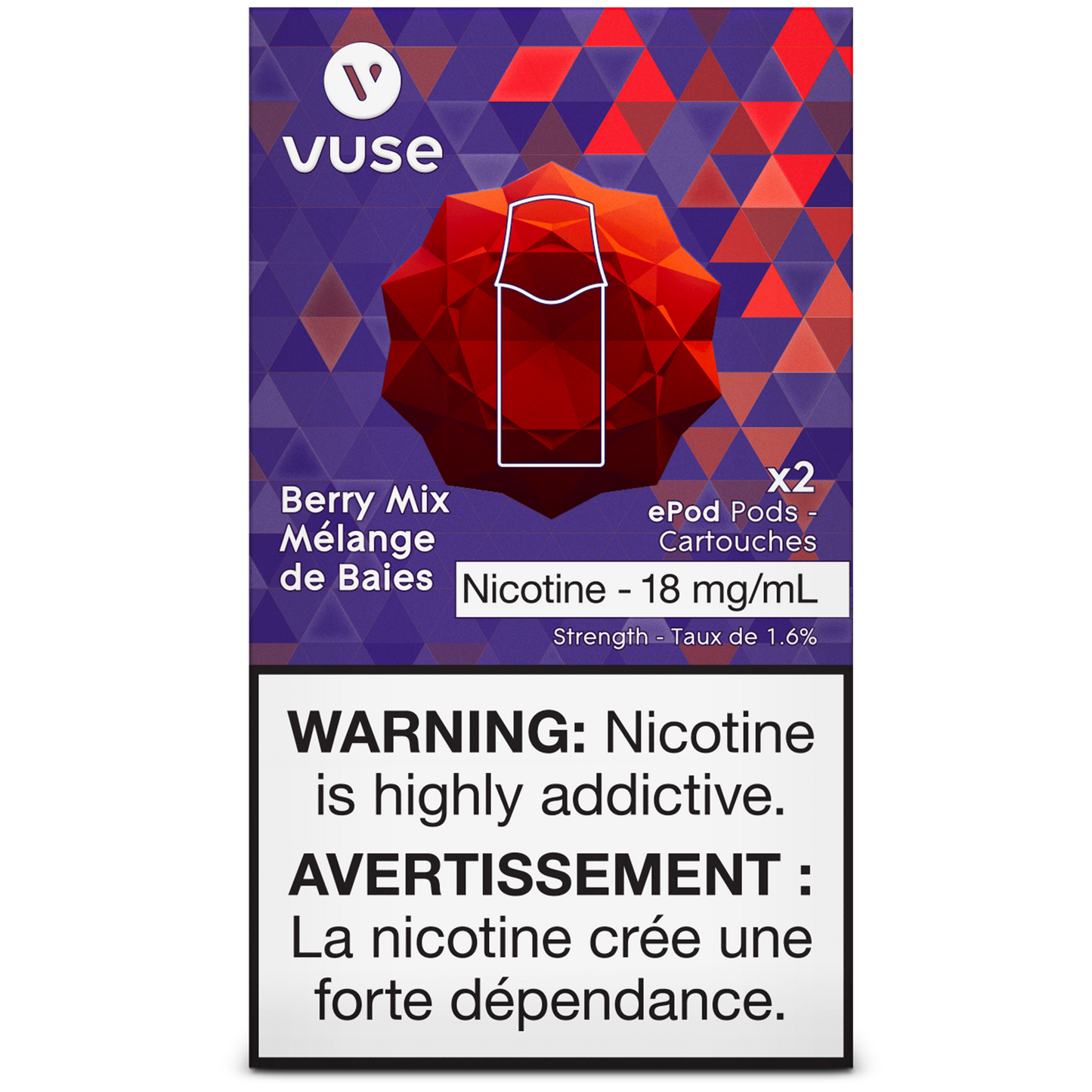 [Dernier appel] Vuse - Pods de remplacement pour ePod Berry Mix