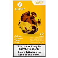 Vuse - Dosettes de remplacement Golden Tobacco ePod [Disponible Voir description]