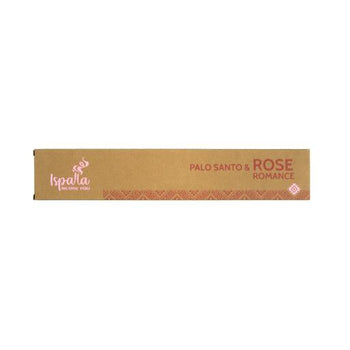 Ispalla Organic - "Romance" Palo Santo & Rose 10 Incense Sticks 9"