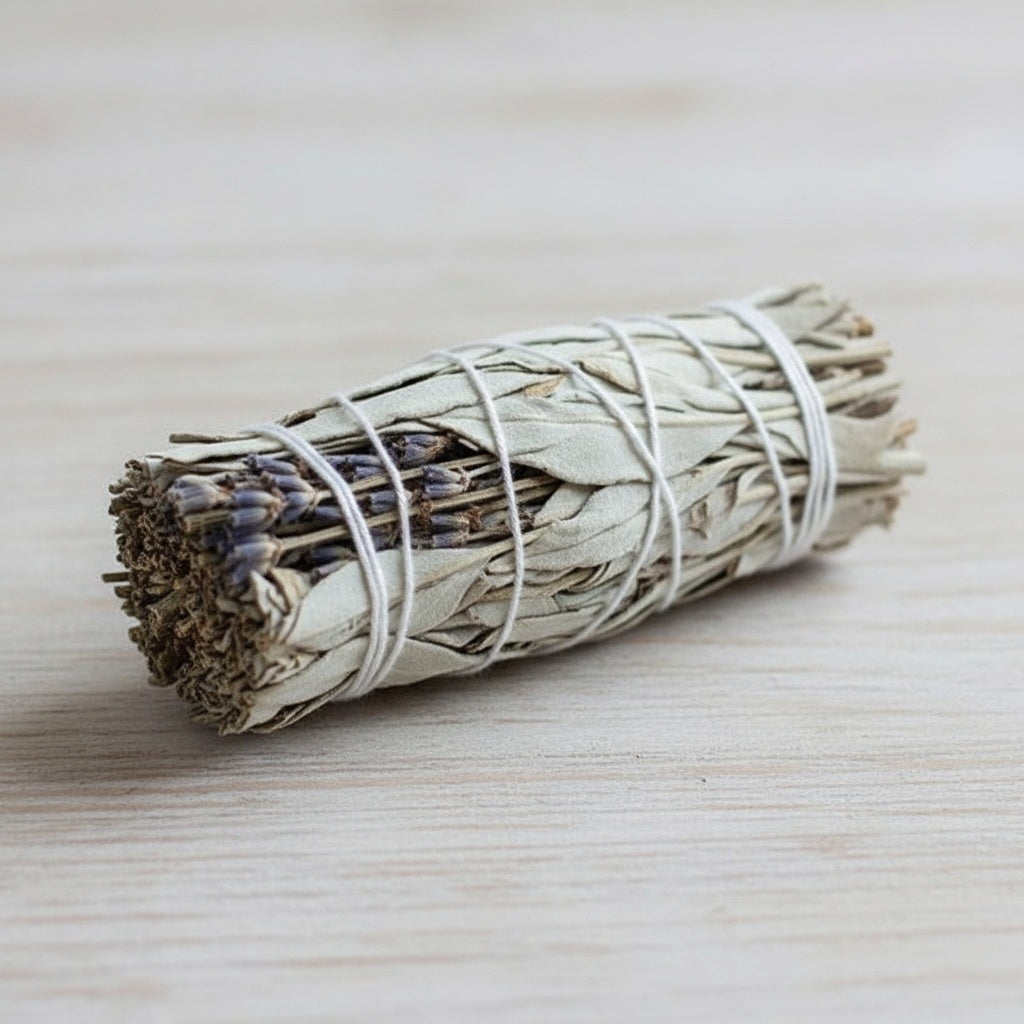 4" White Sage & Lavender Smudge Stick