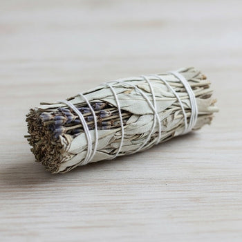 4" White Sage & Lavender Smudge Stick