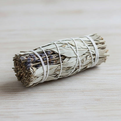 4" White Sage & Lavender Smudge Stick