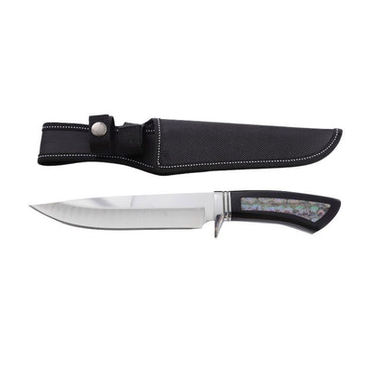 Xtreme - 12″ Obsidian Pearl Hunter Knife - Mystic Shell Edition