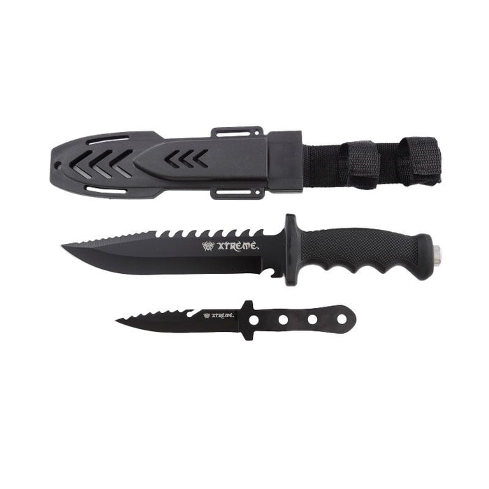 Xtreme - 12″ Xtreme Hammerhead Graze Survival Hunting Knife