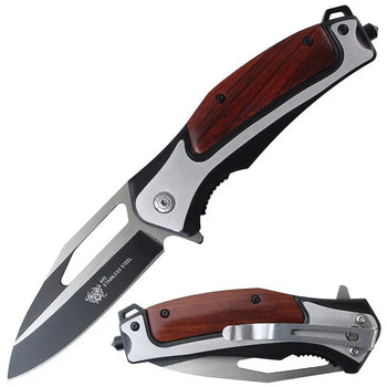 Xtreme - 5" Foldable Pocket Knife - Ironwood