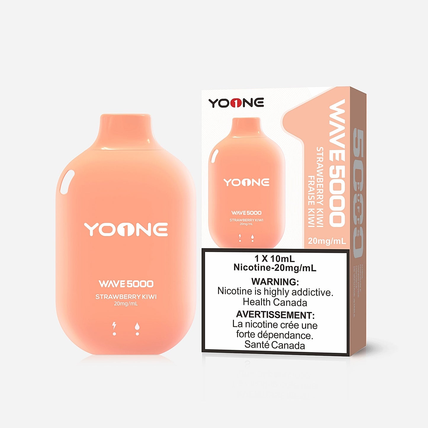 [CLEARANCE] Yoone Wave 5000 Puff Rechargeable Disposable Vape 10ml