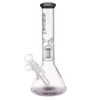 Bong en verre AQUA 10″ avec percolateur à 5 bras et récupérateur de glace