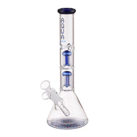 AQUA 12″ Glass Beaker Bong with 5 Arm Percolator And Ice Catcher