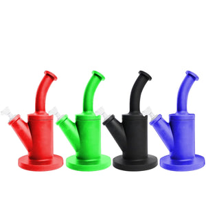 Bong en silicone en forme de tonneau de 9 pouces
