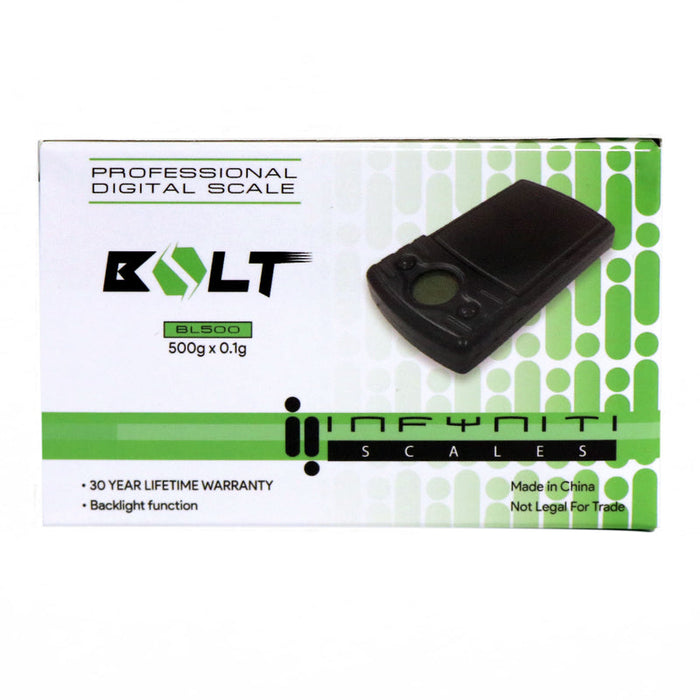 Infyniti Bolt Digital Pocket Scale  500g x 0.1g