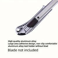 High-Quality Aluminum Alloy Box Cutter Handle - No Blade Included