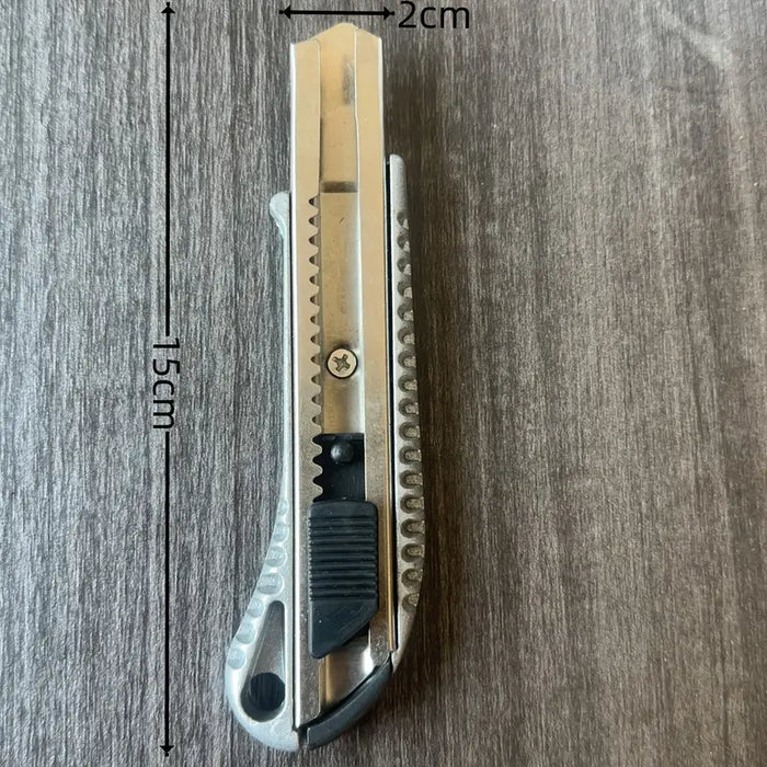 High-Quality Aluminum Alloy Box Cutter Handle - No Blade Included
