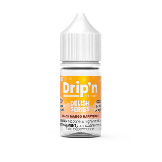 Envi Drip'n Delish E-Liquid - Peach Mango Happybake