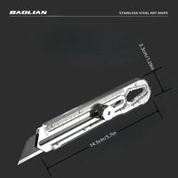 Rubber-Coated Stainless Steel Utility Knife