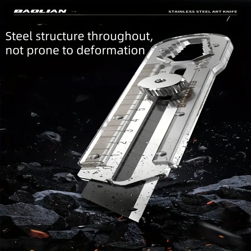 Rubber-Coated Stainless Steel Utility Knife