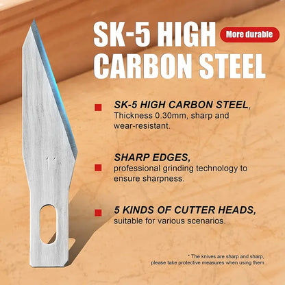 EZARC 14 Piece Hobby Knife Set