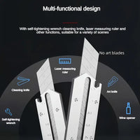 Multi-functional Heavy-Duty Stainless Steel Art Knife Holder