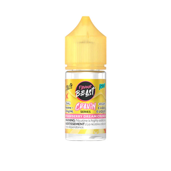 Flavour Beast Cravin E-Liquid - Strawberry Dream Crunch Iced