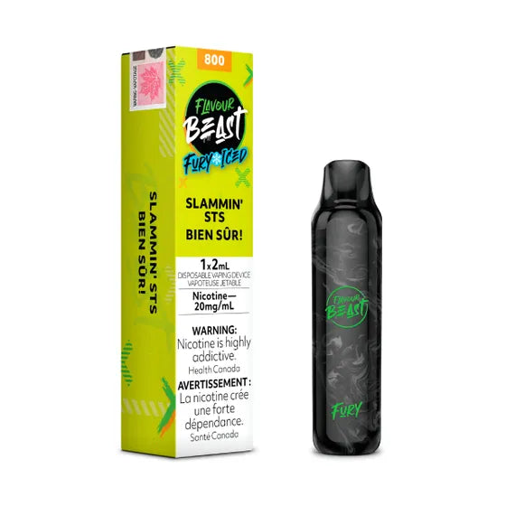 Saveur Beast Fury Vape jetable 800 bouffées 2 ml