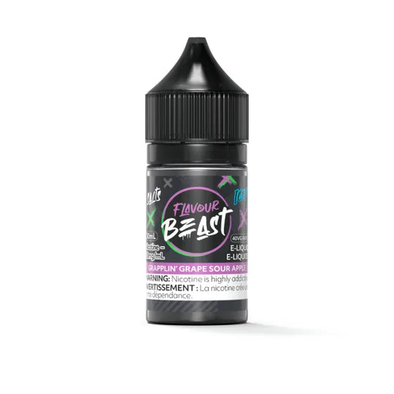 Flavour Beast E-Liquid - Grapplin' Grape S Apple Iced