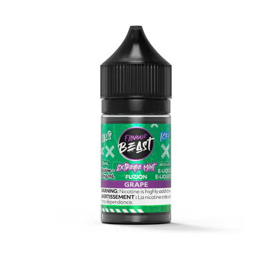 Flavour Beast Fuzion E-Liquid - Extreme Mint Grape Iced