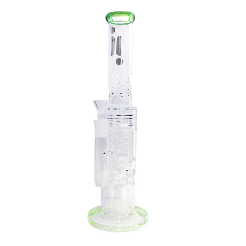 Bong Infyniti 16" avec plusieurs percs, récupérateur de glace et sans vapeur